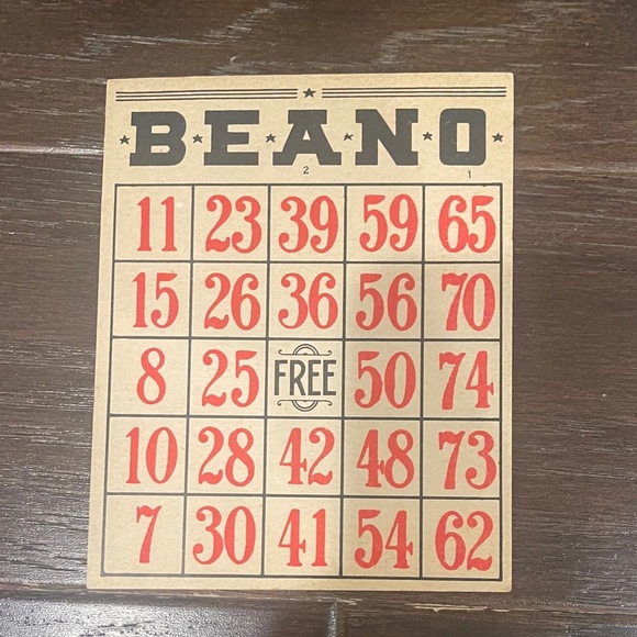 Vintage Beano and Bingo Card Game Set - Red, Blue, Black - Picture 7 of 7